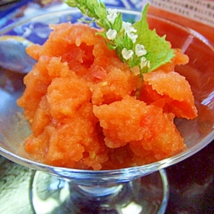 トマト・野菜ジュースシャーベット